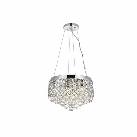 CLING 16 in. Tully 6 Lights Pendant in Chrome CL2961613